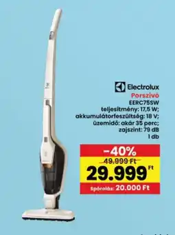 Interspar Electrolux porszívó eerc75sw ajánlat