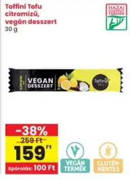 Interspar Toffini tofu desszert ajánlat