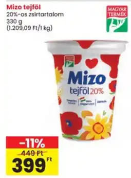 Interspar Mizo tejföl ajánlat
