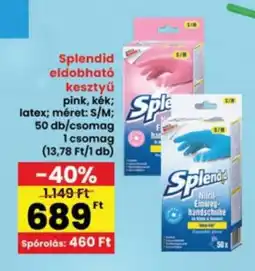 Interspar Splendid eldobható kesztyű ajánlat