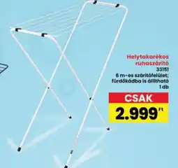 Interspar Helytakarékos ruhaszárító ajánlat