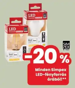 Interspar Simpex LED-fényforrás ajánlat