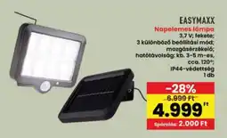 Interspar EasyMaxx napelemes lámpa ajánlat