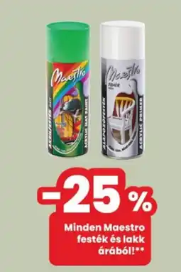 Interspar Maestro festék és lakk ajánlat