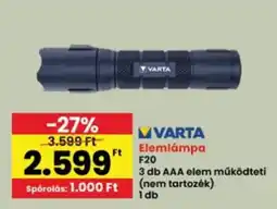 Interspar Varta elemlámpa f20 ajánlat
