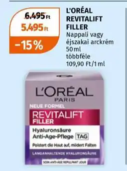Müller L'ORÉAL REVITALIFT FILLER ajánlat
