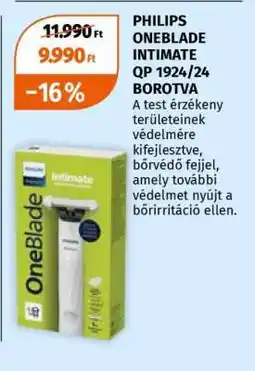 Müller PHILIPS ONEBLADE INTIMATE QP 1924/24 BOROTVA ajánlat