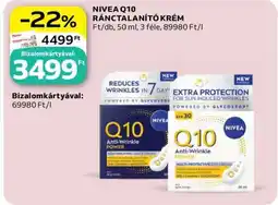Auchan NIVEA Q10 RÁNCTALANÍTÓ KRÉM ajánlat