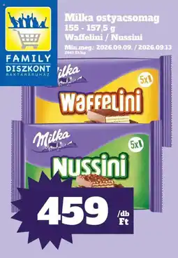 Family Diszkont Milka waffelini nussini ajánlat