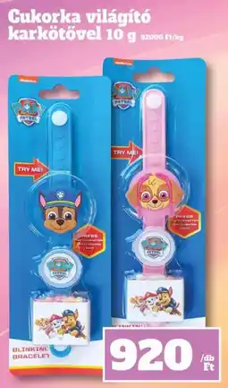 Family Diszkont Paw patrol cukorka világító karkötő ajánlat