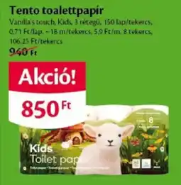 EcoFamily Tento toilet paper ajánlat