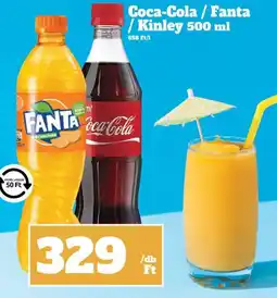Family Diszkont Coca-Cola / Fanta / Kinley ajánlat