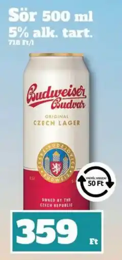 Family Diszkont Budweiser Budvar ajánlat