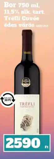 Family Diszkont Tréfli vörös cuvée ajánlat