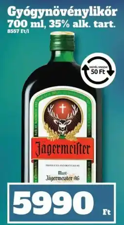 Family Diszkont Jägermeister ajánlat