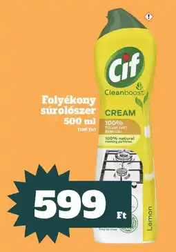 Family Diszkont Cif folyékony súrolószer ajánlat
