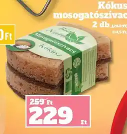 Family Diszkont Bio Nutriplus kókusz mosogatószivacs ajánlat
