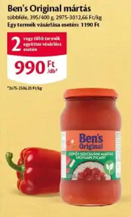 EcoFamily Ben's Original mártás ajánlat