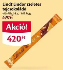 EcoFamily Lindt Lindor széletes tejcsokoládé ajánlat