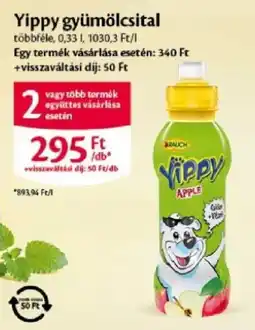 EcoFamily Yippy gyümölcsital ajánlat
