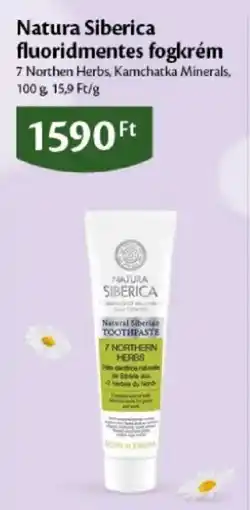 EcoFamily Natura Siberica fluoridmentes fogkrém ajánlat