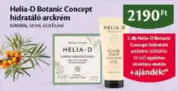 EcoFamily Helia-d botanic concept hidratáló arckrém ajánlat