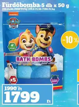 Family Diszkont Paw patrol bath bombs ajánlat
