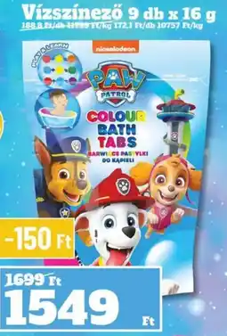 Family Diszkont Paw patrol colour bath tabs ajánlat