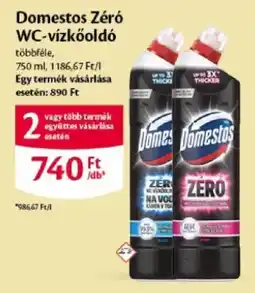 EcoFamily Domestos zéró wc-vízkőoldó ajánlat