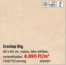 Bauhaus Greslap Big ajánlat