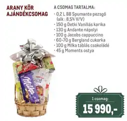 Metro Arany kör ajándéksomag ajánlat