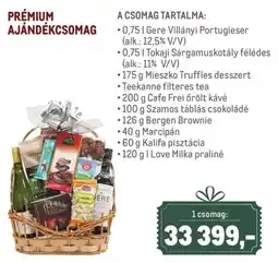 Metro Prémium ajándékcsomag ajánlat