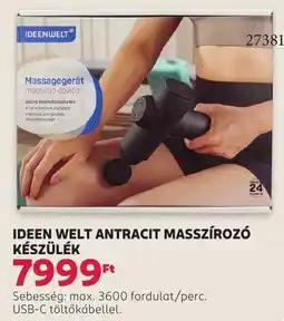 Rossmann Ideen Welt antracit masszírozó készülék ajánlat