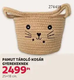 Rossmann Pamut tároló kosár gyerekeknek ajánlat