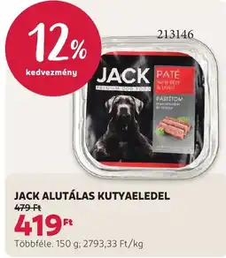 Rossmann Jack alutálas kutyaeledel ajánlat