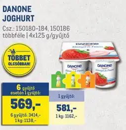 Metro Danone joghurt ajánlat