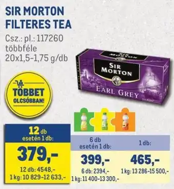 Sir morton filteres tea