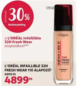 Rossmann l'oreal infaillible 32h fresh wear alapozó ajánlat