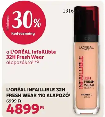L'oreal infaillible 32h fresh wear alapozó