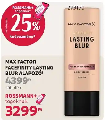 Max factor facefinity lasting blur alapozó