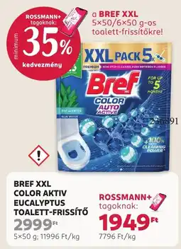 Rossmann Bref color aktiv ajánlat