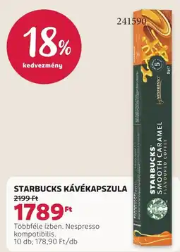 Rossmann starbucks kávékapszula ajánlat