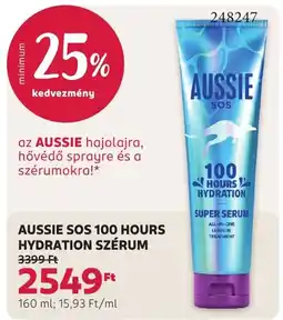 Rossmann aussie sos 100 hours hydration szérum ajánlat
