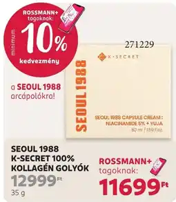 Rossmann K-secret kollagén golyók ajánlat