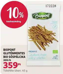 Rossmann Biopont gluténmentes bio sóspálcika ajánlat