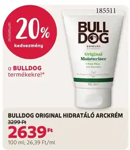 Rossmann Bulldog original hidratáló arckrém ajánlat