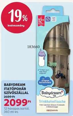 Rossmann Babydream itatópohár ajánlat