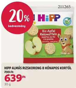 Rossmann Hipp almás rizskorong ajánlat