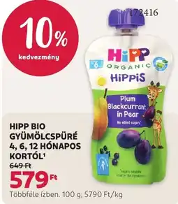 Rossmann Hipp bio gyümölcspré ajánlat