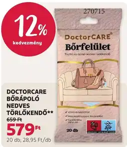 Rossmann Doctorcare bőrápoló nedves törlőkendő ajánlat